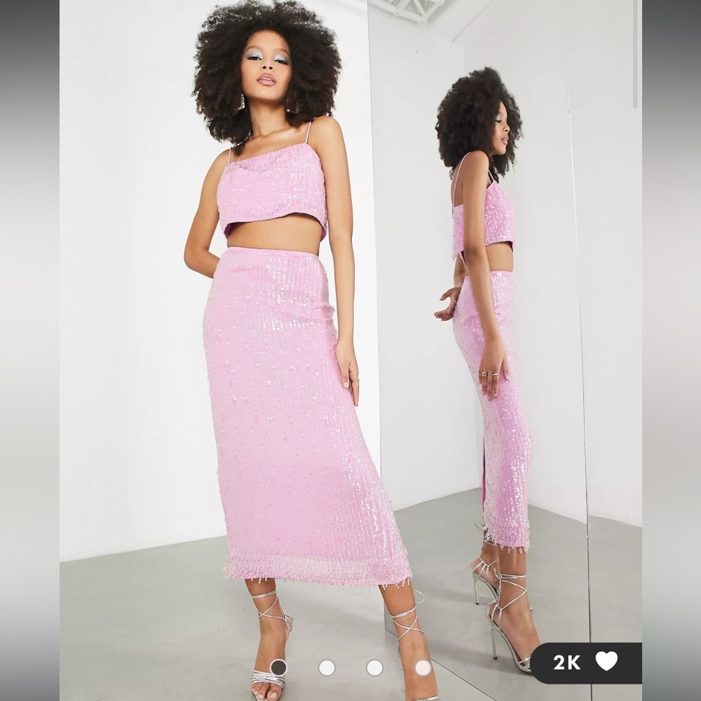 ASOS Sequin Pencil Skirt